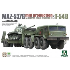 1/72 MAZ-537G w/ChMZAP-5247G Semi-trailer Mid & T-54B