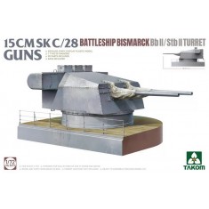1/72 Bismarck Bb II / Stb II Battleship Turret 15CMSK C/28 Guns
