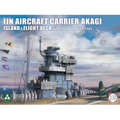 1/72 IJN Aircraft Carrier Akagi Island & Flight Deck, Pearl Harbor Attack 1941