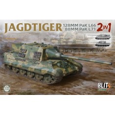 1/35 Jagdtiger 128mm PaK L66 88mm PaK L71 (2in1)