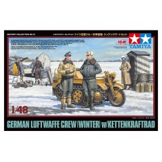 1/48 German Luftwaffe Crew (Winter) w/Kettenkraftrad (5 figures)