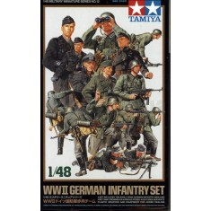 1/48 WWII German Infantry Set (15 Figures)