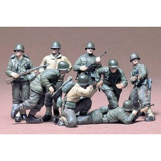 1/35 WWII US Infantry Western European Theatre (8 figures)