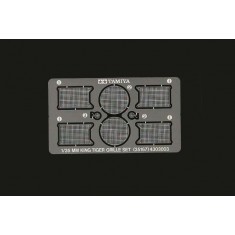 1/35 German King Tiger Grills Set (1 Photo-Etched Sheet)