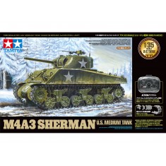 1/35 US M4A3 Sherman Medium Tank with Control Unit (RC)