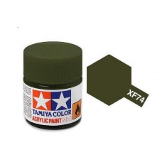 Acrylic Paint Mini XF-74 Flat Olive Drab (JGSDF) 10ml