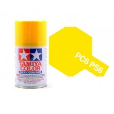 Lacquer Spray Paint PS-6 Yellow for Polycarbonate (100ml, for RC)