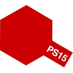 Lacquer Spray Paint PS-15 Metallic Red for Polycarbonate (100ml, for RC)