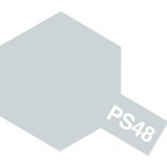 Lacquer Spray Paint PS-48 Semi-Gloss Silver Alumite for Polycarbonate (100ml, for RC)