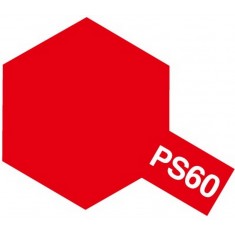 Lacquer Spray Paint PS-60 Bright Mica Red for Polycarbonate (100ml, for RC)