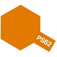 Lacquer Spray Paint PS-62 Pure Orange for Polycarbonate (100ml, for RC)