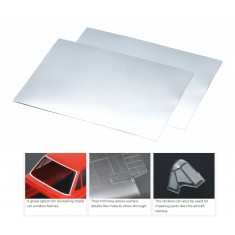 0.01mm Ultra Thin Aluminum Sticker (2 sheets, each: 100mm x 144mm)