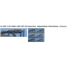 1/35 7,62 AKM with GP-25 launcher. A-165