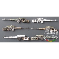 1/35 Soviet/Russian Sniper Rifle SVD w/Camouflage