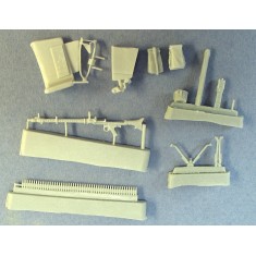 1/35 Shelling Equipment AA Machine Gun Mount & Machine Gun MG-34 Set