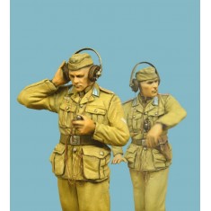 1/35 German Tiger I Tankers - Driver & Radio Operator, Tunisia 1943 (2 Figures)