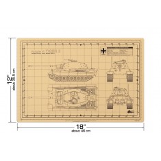 King Tiger Pro Modeler Mat (12x18 inches/30.5x46cm)