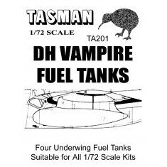 1/72 DH Vampire Fuel Tanks (4pcs)