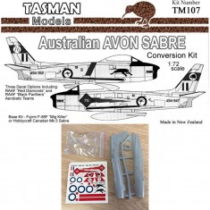 1/72 Australian Avon Sabre Conversion Set V1 for Fujimi F-86F/Hobbycraft Mk.5 kits