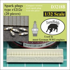 1/32 WWI German Engines Spark plugs r1212e Compact Version (20pcs)