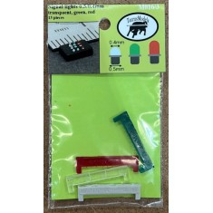 Signal Lights 0.5/0.4mm (transparent, green, red)