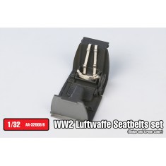 1/32 WWII Luftwaffe Fabric Seatbelts (Beige colour, 2 Sets)