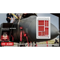 1/32 Remove Before Flight Tags (Colour etching Parts)