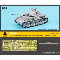 1/35 German Panzer IV Ausf.H Basic Detail Set for Academy