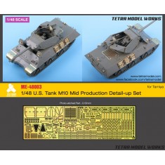 1/48 U.S. Tank M10 Mid Production Detail-up Set for Tamiya kits