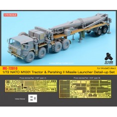 1/72 NATO M1001 Tractor & Pershing II Missile Launcher Detail Set for ModelCollect kits
