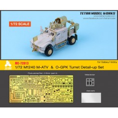 1/72 M1240 M-ATV & O-GPK Turret Detail-up Set for Galaxy Hobby kits