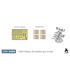 1/350 Vickers .50 Machine Gun (4 Sets)