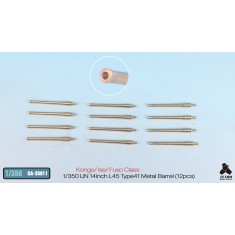 1/350 IJN 14inch L45 Type 41 Metal Barrels for Kongo/Ise/Fuso Class (12 barrels) 