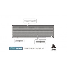 1/700 WWII US Navy Rail Set (1 Photo-Etched Sheet)