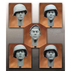 1/35 US G.I. Heads Set #1 (5 Heads)