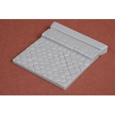 Resin Vignette Cobblestone Base #1 for 1-3 Figures (60 x 60 mm)