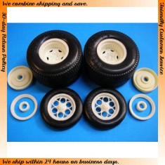 1/25 Tyre, Wheel and Back Pack (Pro Street) Vo.6