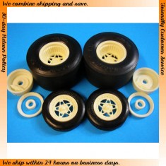 1/25 Tyre, Wheel and Back Pack (Dragster Slick) Vo.3