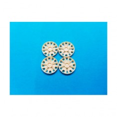 1/24 1/25 GT-40 Halibrand  Slot Car Wheel Insert (Diameter approx 13mm, 4pcs)
