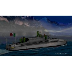 1/144 MAS SVAN series 12t in Gunboat Configuration 1916 with Crew Lake Garda