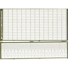 1/192 3-Bar Rails with Vertical Ladders (2 Photo-Etched Sheets)
