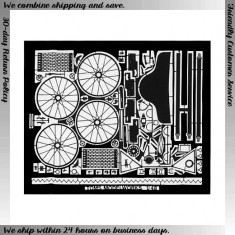 1/48 German Aircraft Interior Detail Set, Gun and Wheel Parts