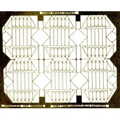 1/350 WWII Carriers Hangar Deck Drop Tank Racks (1 Photo-Etched sheet)