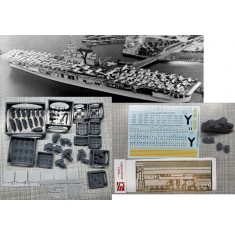 1/700 USS Yorktown 1940 Waterline Model
