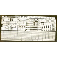 1/700 IJN Destroyer Detail-up set B (1 Photo-Etched sheet)