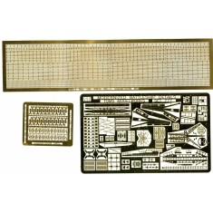 1/700 WWII US Battleship Detail-up set (3 Photo-Etched sheets)