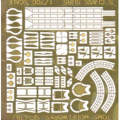 1/700 "S" Class Submarines S-28 & S-35 Brass Detail Kit (2 kits) 