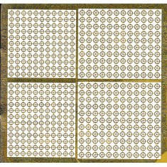 1/96 Modern US Navy Tie-downs (242 "cross" style & 240 larger "star" type)