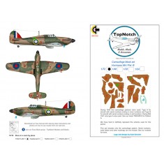 1/48 Hawker Hurricane Mk1 Pattern B Camo Masks