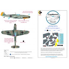 1/48 Bf109-F2-4/G2-4 pattern 2 Camo Masks